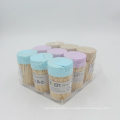 China manufacturer bamboo wooden toothpick with custom packaging